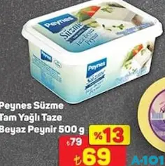 PEYNES SÜZME TAM YAĞLI TAZE BEYAZ PEYNİR 500 G